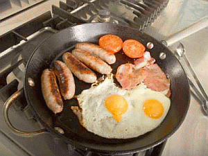 Image: Sausage breakfast - Click to Enlarge
