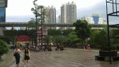 Image: Footbridge connecting KFC at Dong Jian Plaza, with Gui Wah Fo Chong