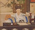 Image: Emperor Qianlong in his study