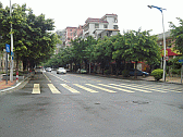 Image: Goose Restaurant - Road looking towards Ji Hua Lu