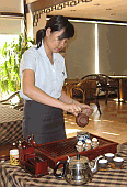 Bea Making Chinese Tea in Shunde Long Jiang
