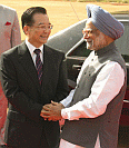 Image: Wen meets Singh