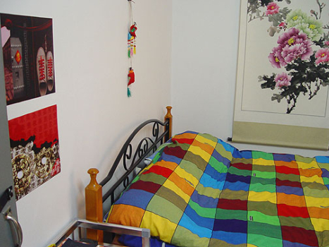 Zhaoqing University Foreign Student Accommodation&nbsp;- Bedroom