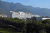 Image: Zhao Qing University - Admin Building Showing Peacefull Mountains in Background - Click to Enlarge