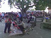 Image: Village wet market at 6.30 am