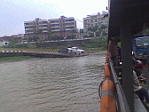 Image: Launching a boat from the town ferry ramp