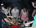 Chinese Friends enjoying their First Ever Western Style BBQ